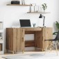 vidaXL Γραφείο Artisan Oak Επεξεργασμένο Ξύλο 140 x 50 x 75 εκ.