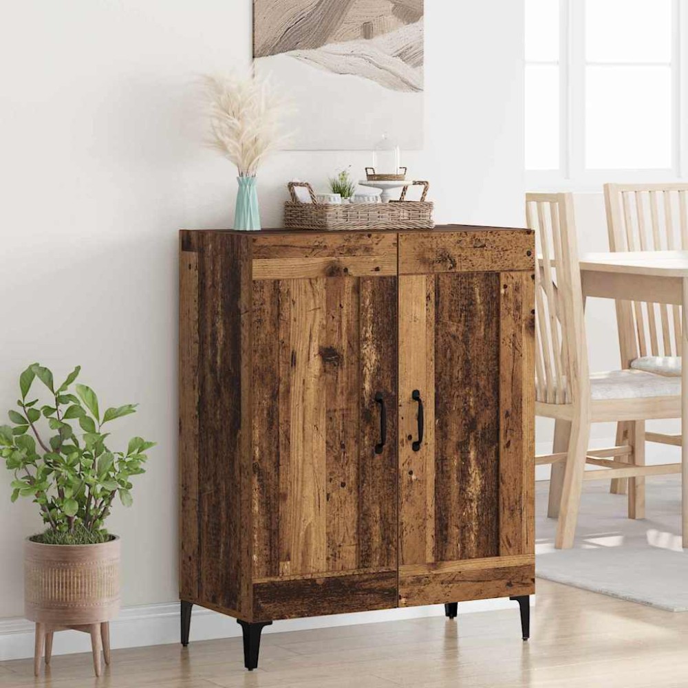 vidaXL Πλαϊνό γραφείο Παλιό Ξύλο 69,5 x 34 x 90 εκ. Επεξεργασμένο Ξύλο