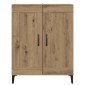 vidaXL Πλαϊνό γραφείο Artisan Oak 69,5 x 34 x 90 εκ.