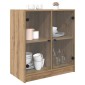 vidaXL Βοηθητικό ντουλάπι Artisan Oak 68 x 37 x 75,5 εκ