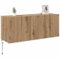 vidaXL Ντουλάπι Τηλεόρασης Τοίχου Artisan Oak Επεξεργασμένο Ξύλο