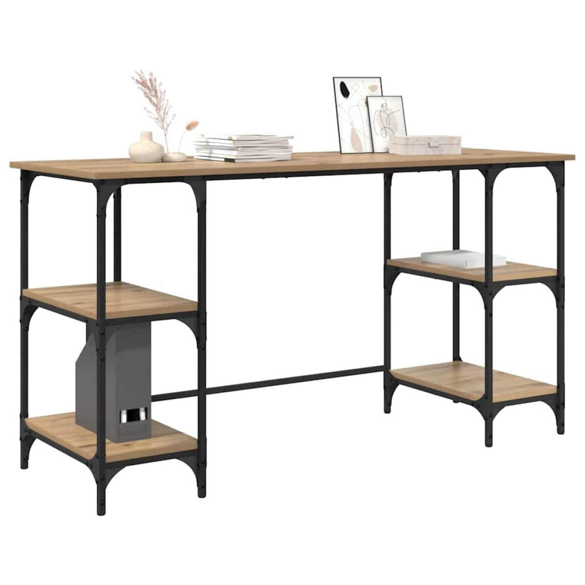 vidaXL Γραφείο Artisan Oak Επεξεργασμένο Ξύλο 140 x 50 x 75 εκ.