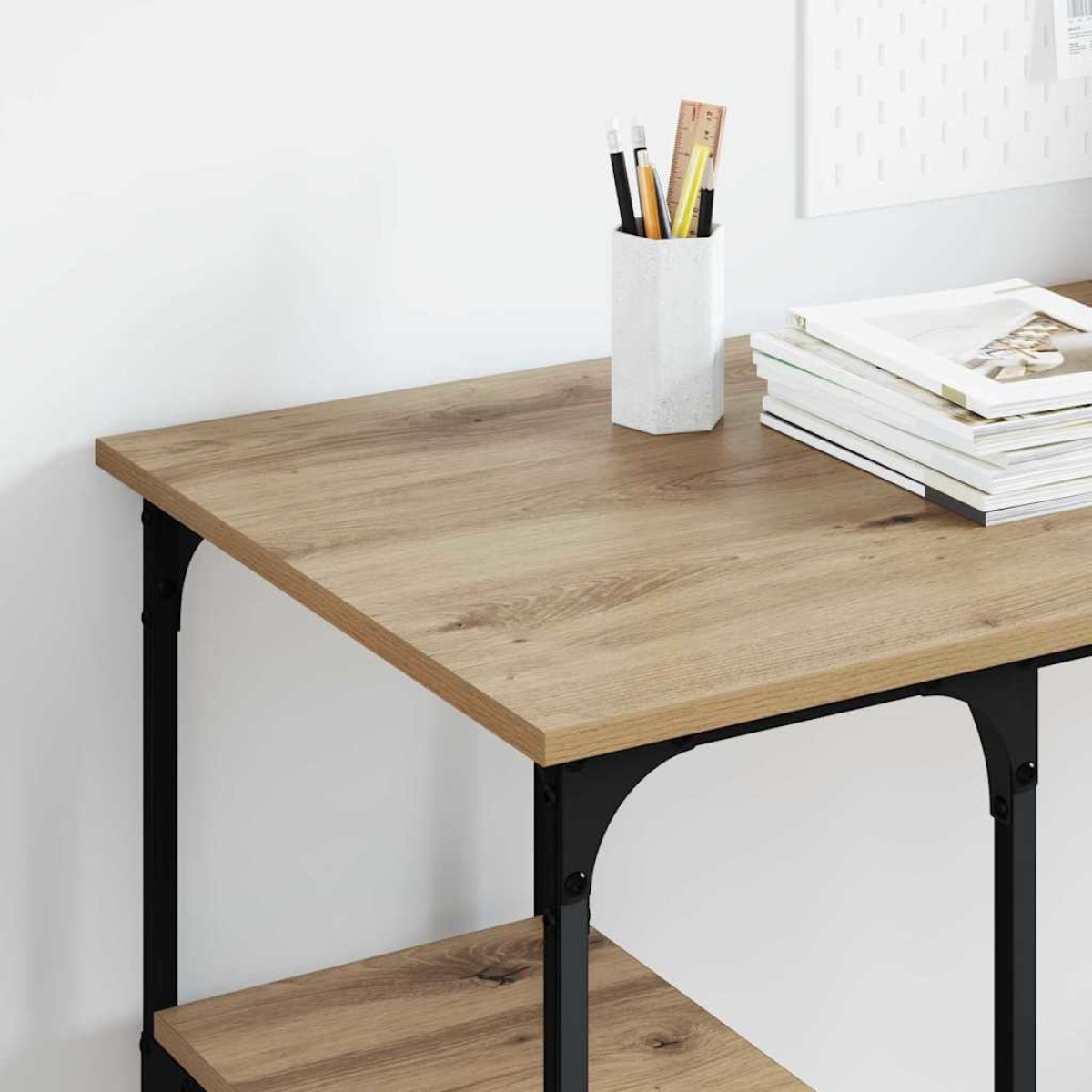 vidaXL Γραφείο Artisan Oak Επεξεργασμένο Ξύλο 140 x 50 x 75 εκ.