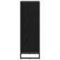 vidaXL Βιβλιοθήκη 40 x 30 x 86,5 εκ Επεξεργασμένο Ξύλο Μαύρη Οξυά