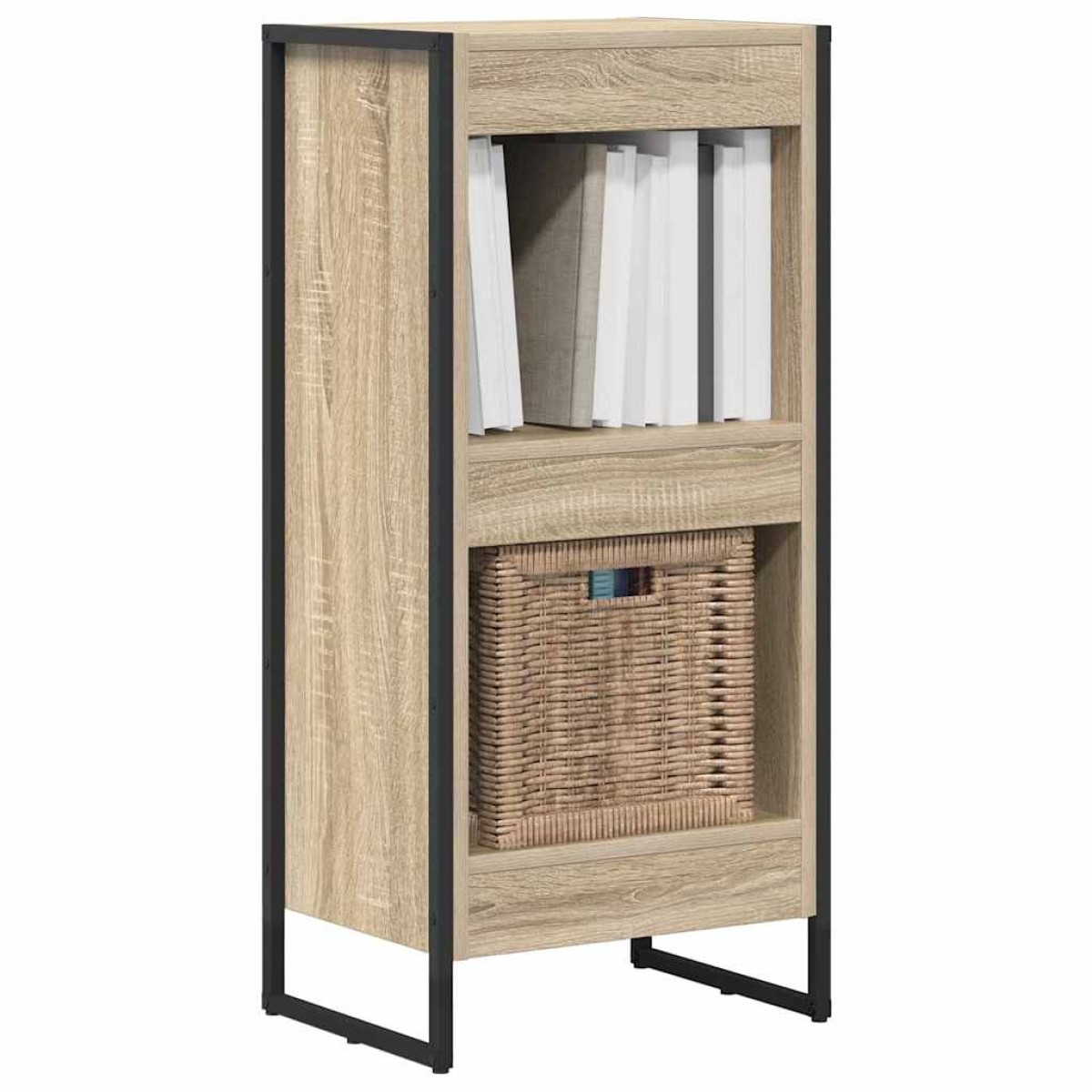 vidaXL Βιβλιοθήκη 40 x 30 x 86,5 εκ Επεξεργασμένο Ξύλο Σονόμα