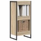 vidaXL Βιβλιοθήκη 40 x 30 x 86,5 εκ Επεξεργασμένο Ξύλο Σονόμα