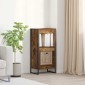 vidaXL Βιβλιοθήκη 40 x 30 x 86,5 εκ Επεξεργασμένο Ξύλο Καπνιστό Δρύς