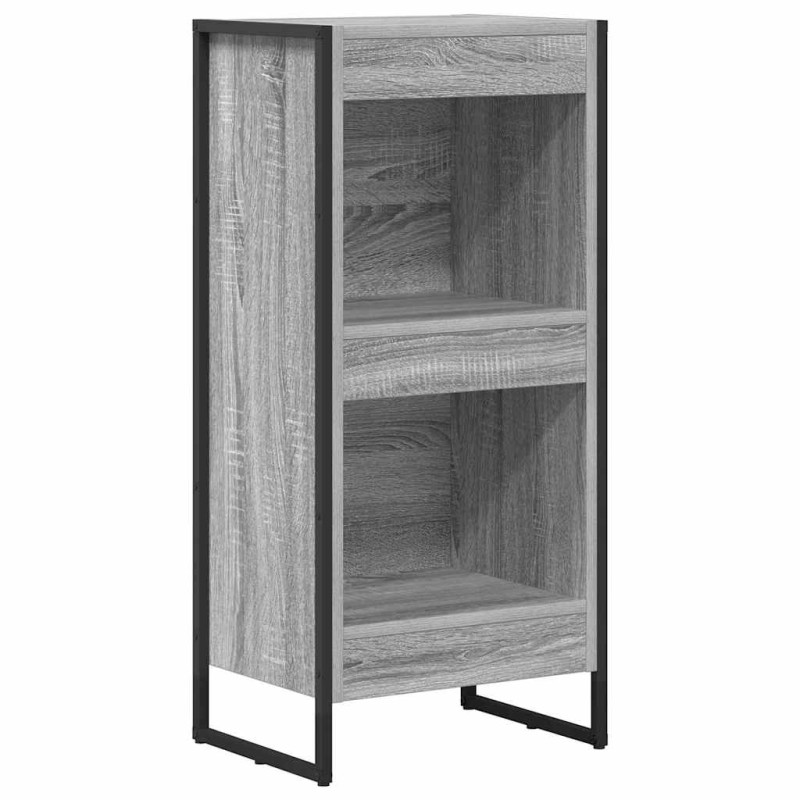 vidaXL Βιβλιοθήκη 40 x 30 x 86,5 εκ Επεξεργασμένο Ξύλο Γκρίζο Σονομα