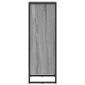 vidaXL Βιβλιοθήκη 40 x 30 x 86,5 εκ Επεξεργασμένο Ξύλο Γκρίζο Σονομα