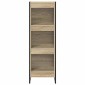 vidaXL Βιβλιοθήκη 40 x 30 x 121 εκ Επεξεργασμένο Ξύλο Σονόμα