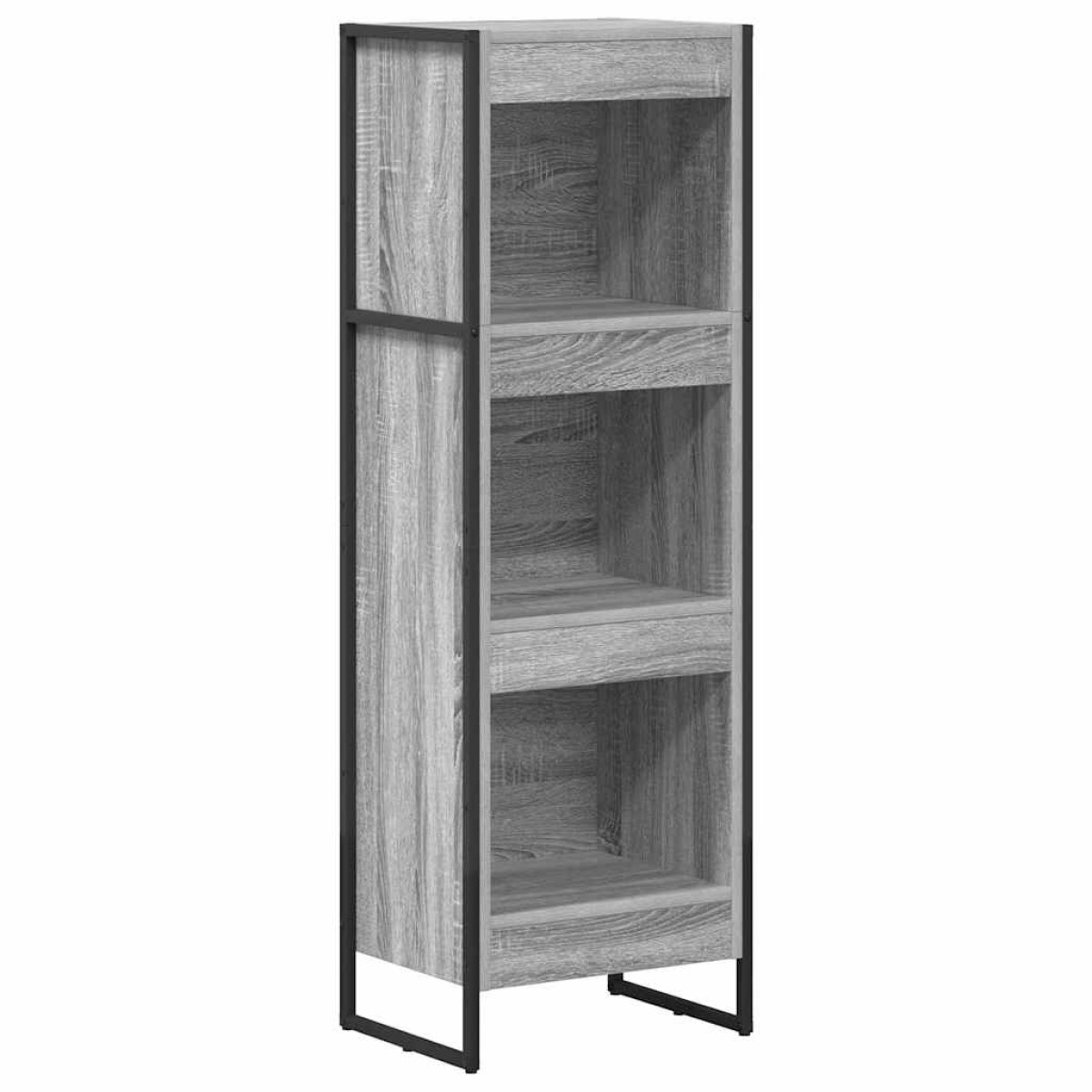 vidaXL Βιβλιοθήκη 40 x 30 x 121 εκ Επεξεργασμένο Ξύλο Γκρίζο Σονομα