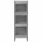 vidaXL Βιβλιοθήκη 40 x 30 x 121 εκ Επεξεργασμένο Ξύλο Γκρίζο Σονομα