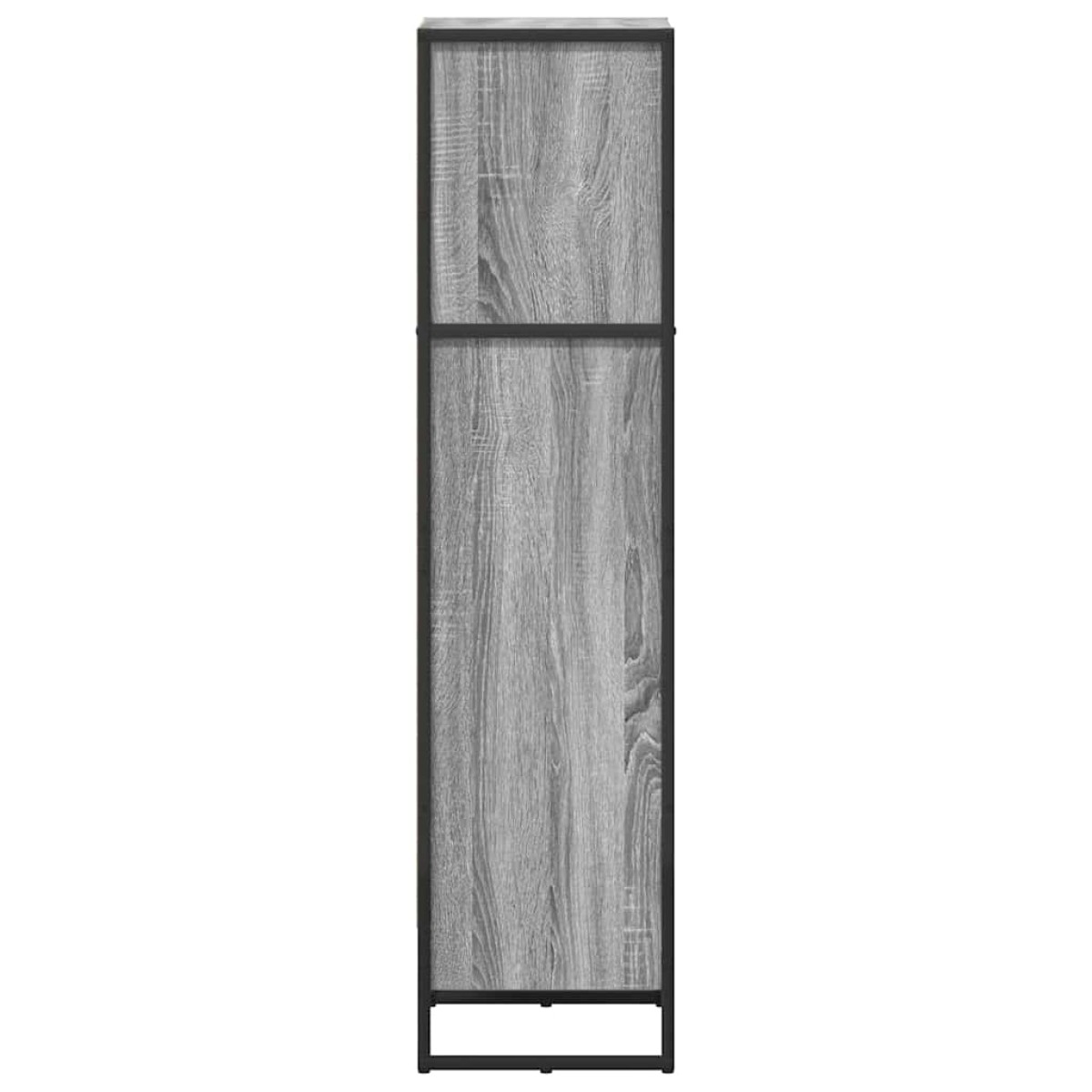 vidaXL Βιβλιοθήκη 40 x 30 x 121 εκ Επεξεργασμένο Ξύλο Γκρίζο Σονομα
