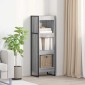 vidaXL Βιβλιοθήκη 40 x 30 x 121 εκ Επεξεργασμένο Ξύλο Γκρίζο Σονομα