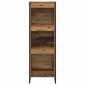 vidaXL Βιβλιοθήκη 40 x 30 x 121 εκ Επεξεργασμένο Ξύλο Παλιό Ξύλο