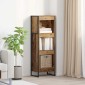vidaXL Βιβλιοθήκη 40 x 30 x 121 εκ Επεξεργασμένο Ξύλο Παλιό Ξύλο