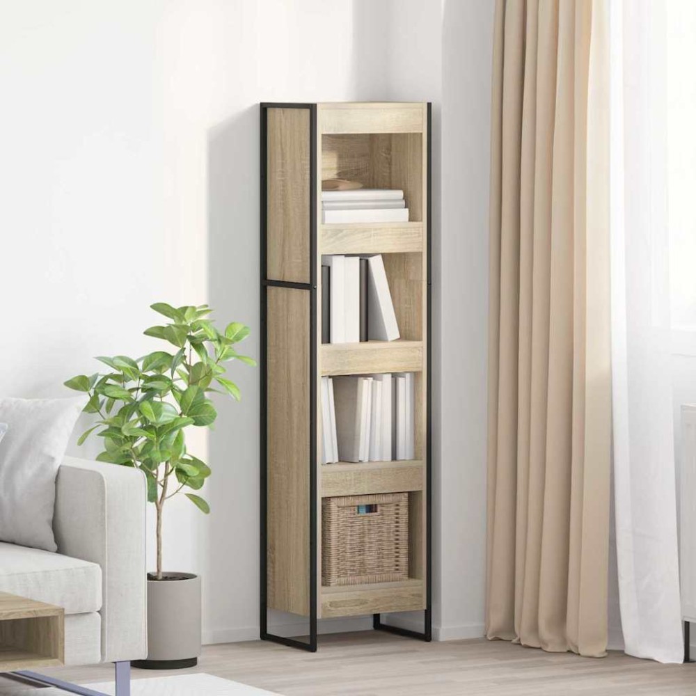 vidaXL Βιβλιοθήκη 40 x 30 x 155 εκ Επεξεργασμένο Ξύλο Σονόμα