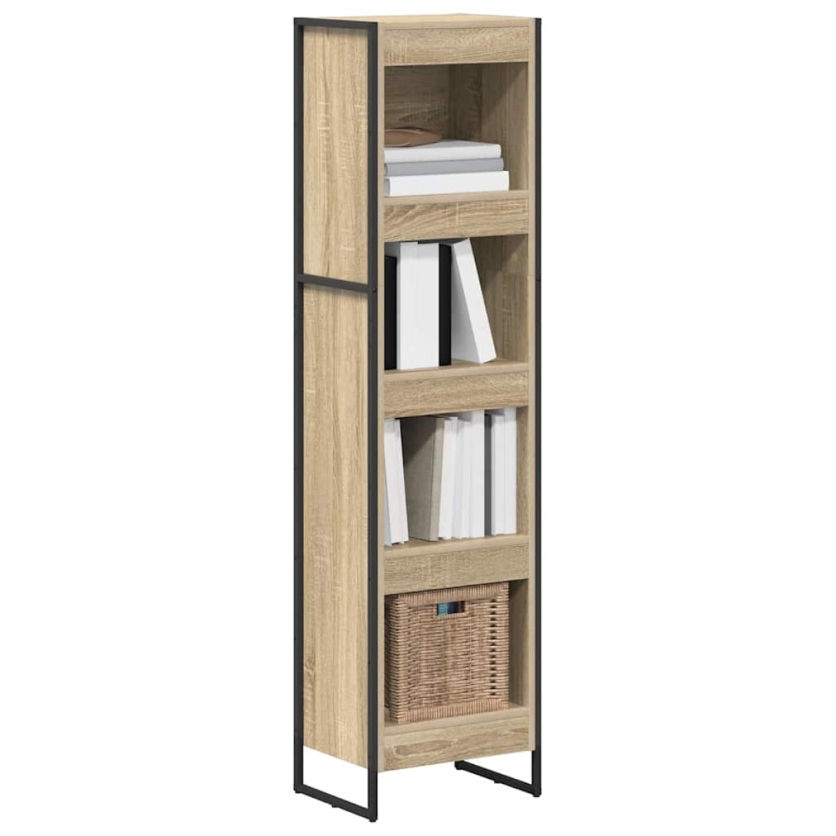 vidaXL Βιβλιοθήκη 40 x 30 x 155 εκ Επεξεργασμένο Ξύλο Σονόμα