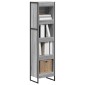 vidaXL Βιβλιοθήκη 40 x 30 x 155 εκ Επεξεργασμένο Ξύλο Γκρίζο Σονομα