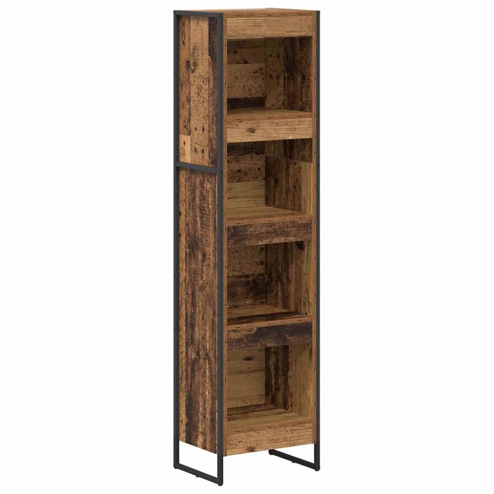 vidaXL Βιβλιοθήκη 40 x 30 x 155 εκ Επεξεργασμένο Ξύλο Παλιό Ξύλο