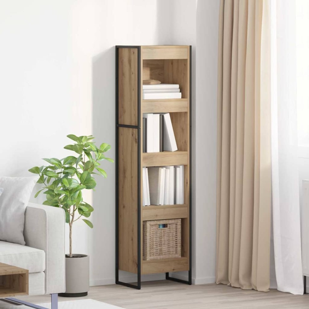 vidaXL Βιβλιοθήκη 40 x 30 x 155 εκ Επεξεργασμένο Ξύλο