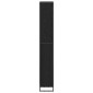 vidaXL Βιβλιοθήκη 40 x 30 x 189,5 εκ Επεξεργασμένο Ξύλο Μαύρη Οξυά