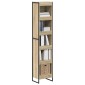 vidaXL Βιβλιοθήκη 40 x 30 x 189,5 εκ Επεξεργασμένο Ξύλο Σονόμα