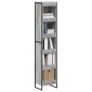 vidaXL Βιβλιοθήκη 40 x 30 x 189,5 εκ Επεξεργασμένο Ξύλο Γκρίζο Σονομα