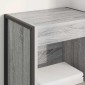 vidaXL Βιβλιοθήκη 40 x 30 x 189,5 εκ Επεξεργασμένο Ξύλο Γκρίζο Σονομα