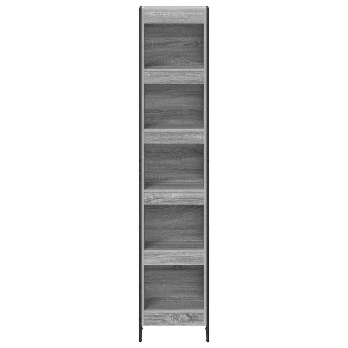 vidaXL Βιβλιοθήκη 40 x 30 x 189,5 εκ Επεξεργασμένο Ξύλο Γκρίζο Σονομα