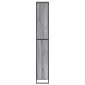 vidaXL Βιβλιοθήκη 40 x 30 x 189,5 εκ Επεξεργασμένο Ξύλο Γκρίζο Σονομα