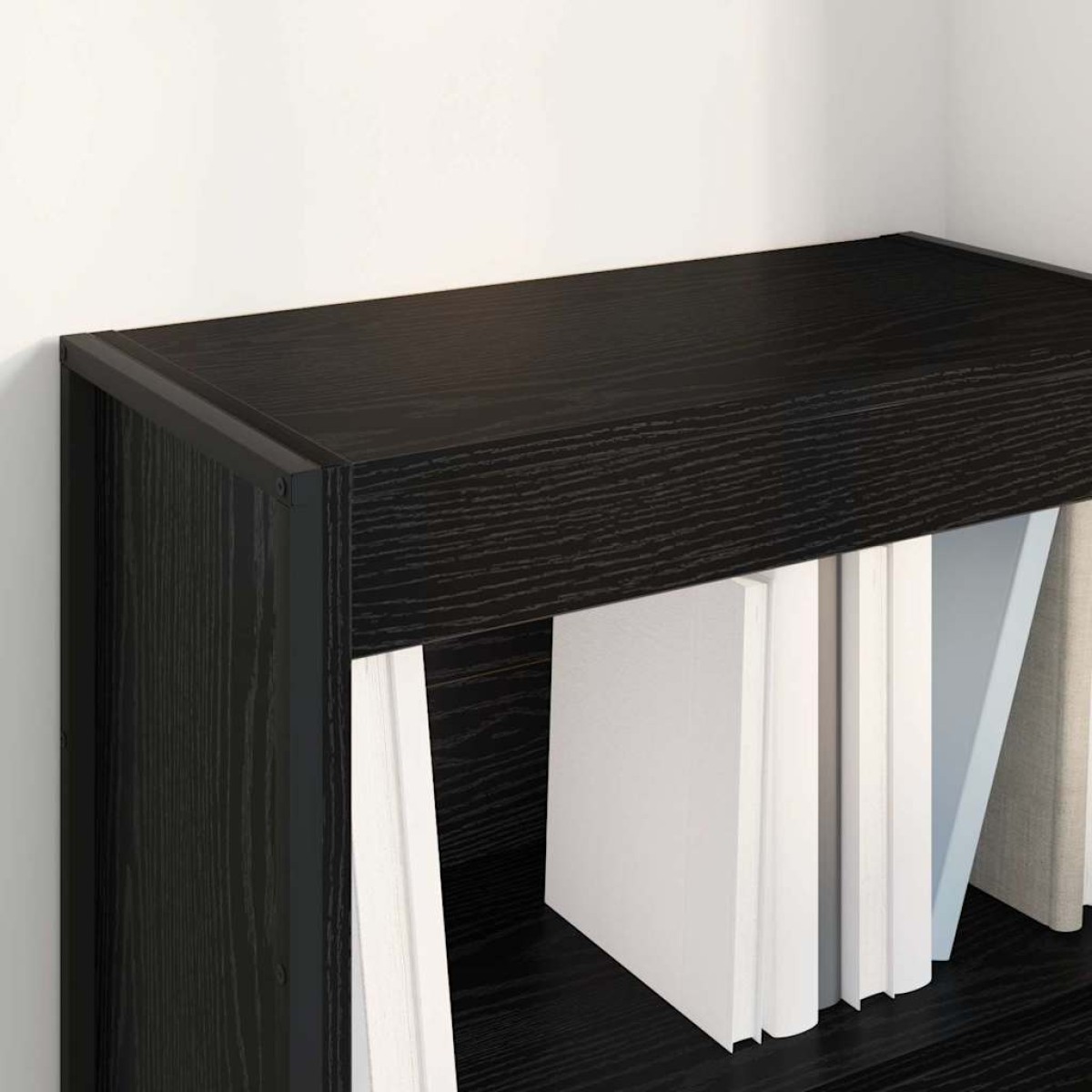 vidaXL Βιβλιοθήκη 60 x 30 x 86,5 εκ Επεξεργασμένο Ξύλο Μαύρη Οξυά