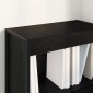 vidaXL Βιβλιοθήκη 60 x 30 x 86,5 εκ Επεξεργασμένο Ξύλο Μαύρη Οξυά