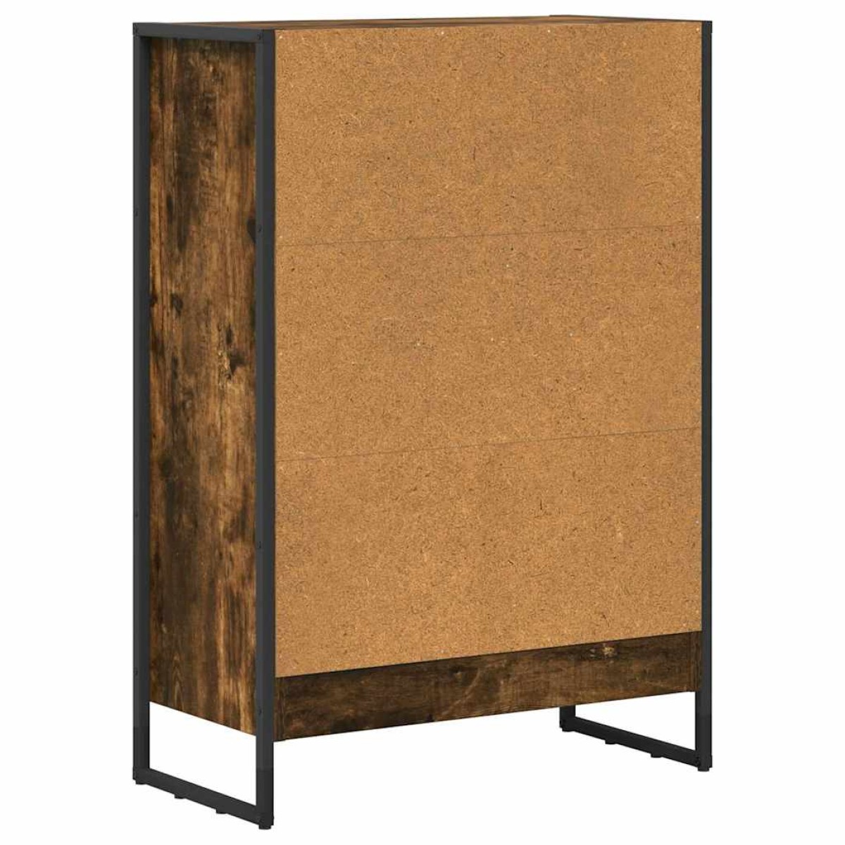 vidaXL Βιβλιοθήκη 60 x 30 x 86,5 εκ Επεξεργασμένο Ξύλο Καπνιστό Δρύς