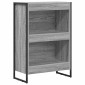 vidaXL Βιβλιοθήκη 60 x 30 x 86,5 εκ Επεξεργασμένο Ξύλο Γκρίζο Σονομα