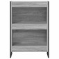 vidaXL Βιβλιοθήκη 60 x 30 x 86,5 εκ Επεξεργασμένο Ξύλο Γκρίζο Σονομα