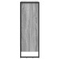 vidaXL Βιβλιοθήκη 60 x 30 x 86,5 εκ Επεξεργασμένο Ξύλο Γκρίζο Σονομα