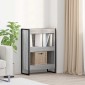 vidaXL Βιβλιοθήκη 60 x 30 x 86,5 εκ Επεξεργασμένο Ξύλο Γκρίζο Σονομα
