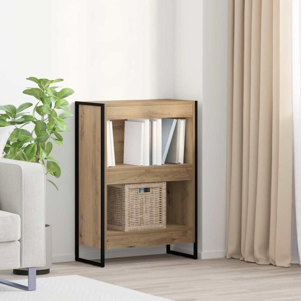 vidaXL Βιβλιοθήκη 60 x 30 x 86,5 εκ Επεξεργασμένο Ξύλο