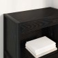 vidaXL Βιβλιοθήκη 60 x 30 x 121 εκ Επεξεργασμένο Ξύλο Μαύρη Οξυά