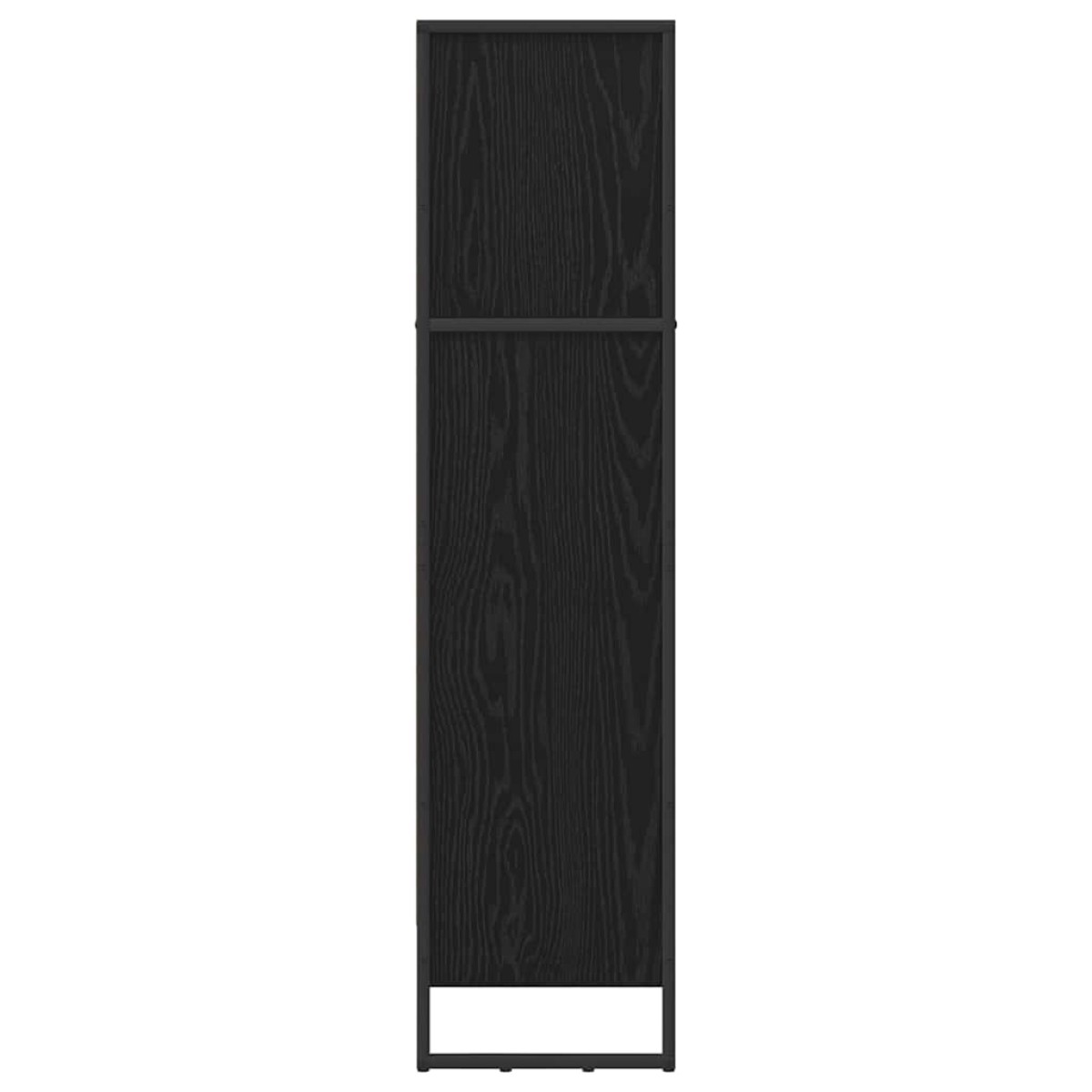 vidaXL Βιβλιοθήκη 60 x 30 x 121 εκ Επεξεργασμένο Ξύλο Μαύρη Οξυά