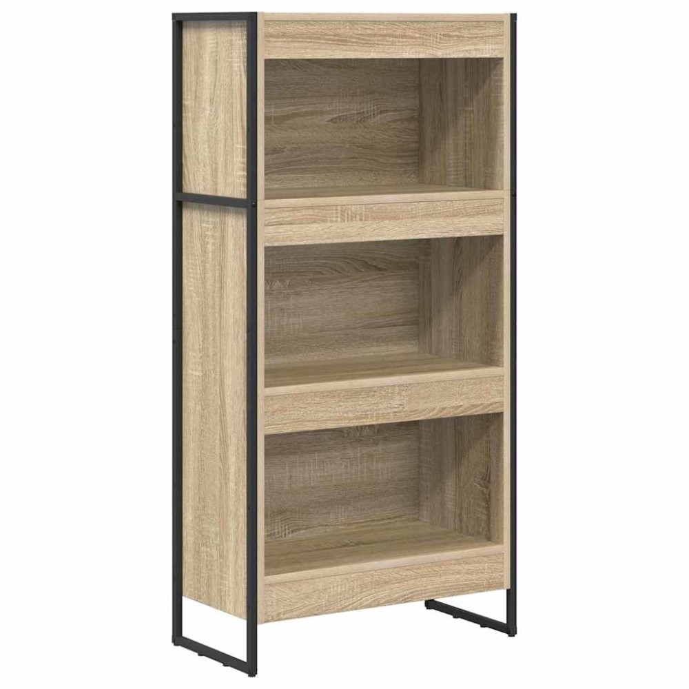 vidaXL Βιβλιοθήκη 60 x 30 x 121 εκ Επεξεργασμένο Ξύλο Σονόμα