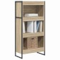 vidaXL Βιβλιοθήκη 60 x 30 x 121 εκ Επεξεργασμένο Ξύλο Σονόμα