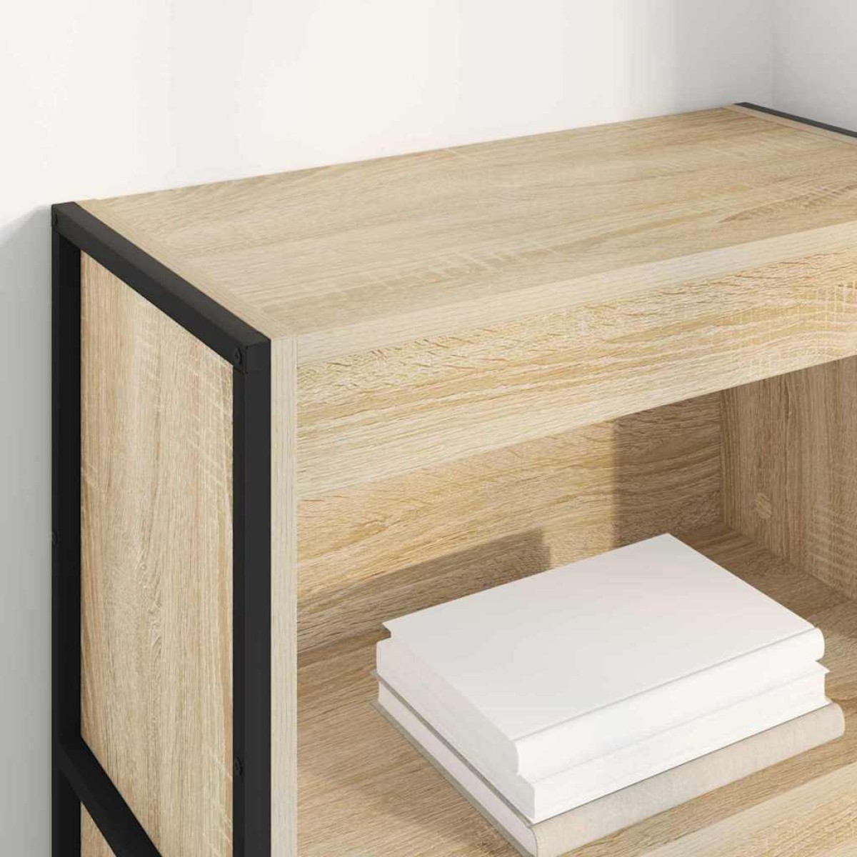 vidaXL Βιβλιοθήκη 60 x 30 x 121 εκ Επεξεργασμένο Ξύλο Σονόμα