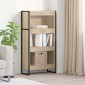 vidaXL Βιβλιοθήκη 60 x 30 x 121 εκ Επεξεργασμένο Ξύλο Σονόμα