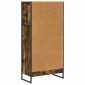 vidaXL Βιβλιοθήκη 60 x 30 x 121 εκ Επεξεργασμένο Ξύλο Καπνιστό Δρύς
