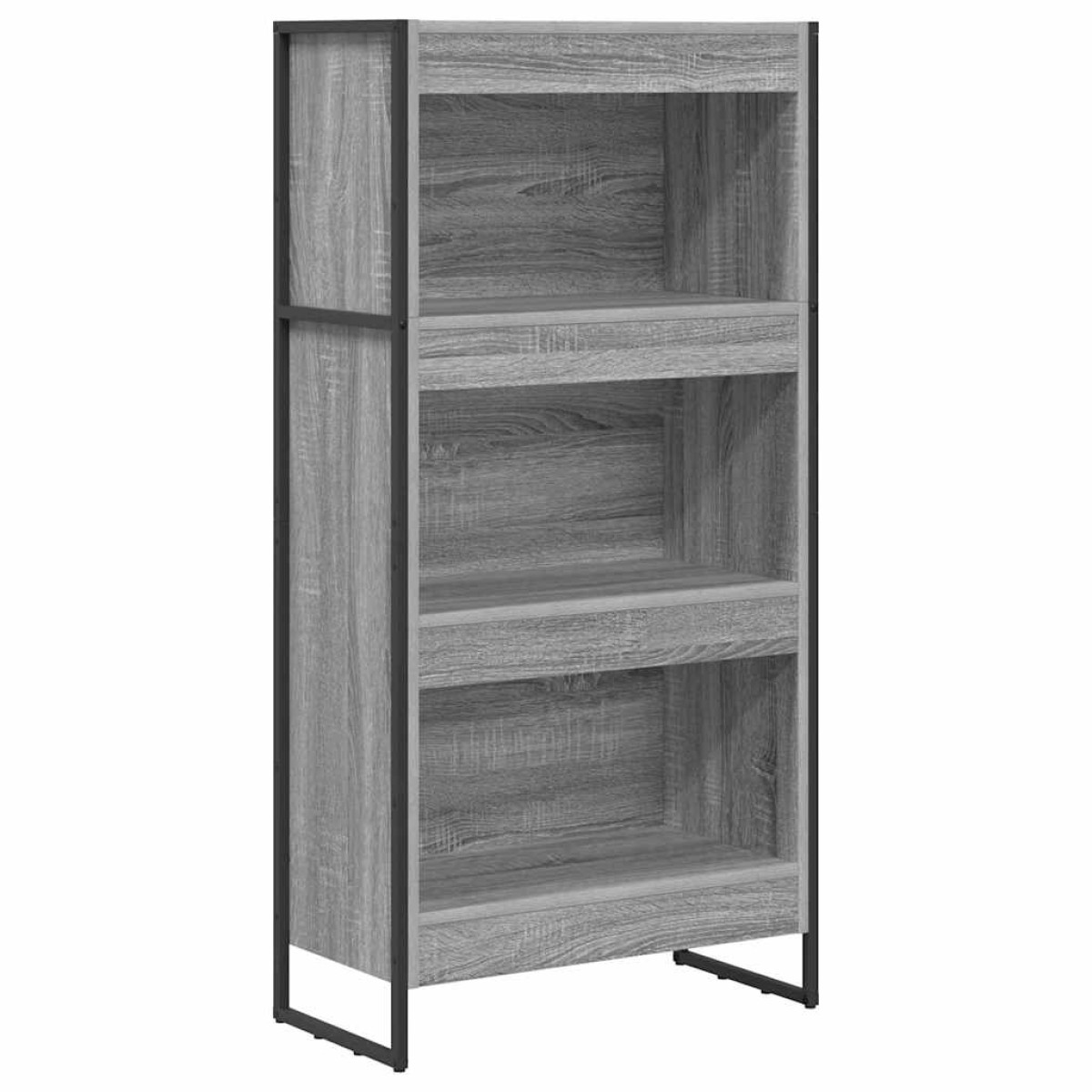 vidaXL Βιβλιοθήκη 60 x 30 x 121 εκ Επεξεργασμένο Ξύλο Γκρίζο Σονομα