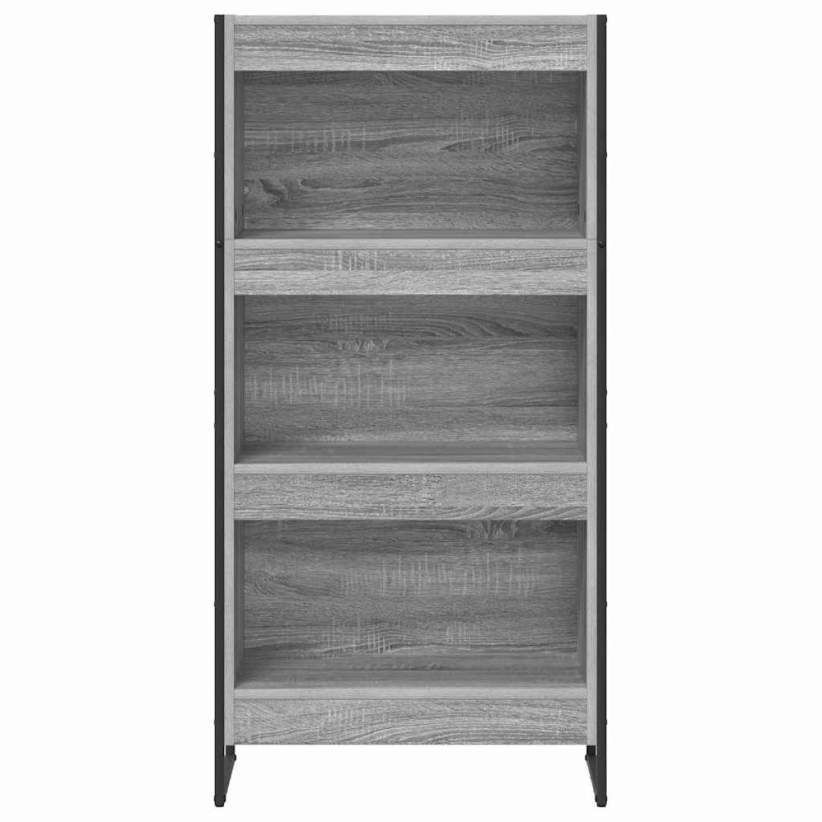 vidaXL Βιβλιοθήκη 60 x 30 x 121 εκ Επεξεργασμένο Ξύλο Γκρίζο Σονομα