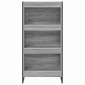 vidaXL Βιβλιοθήκη 60 x 30 x 121 εκ Επεξεργασμένο Ξύλο Γκρίζο Σονομα