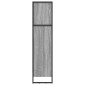 vidaXL Βιβλιοθήκη 60 x 30 x 121 εκ Επεξεργασμένο Ξύλο Γκρίζο Σονομα